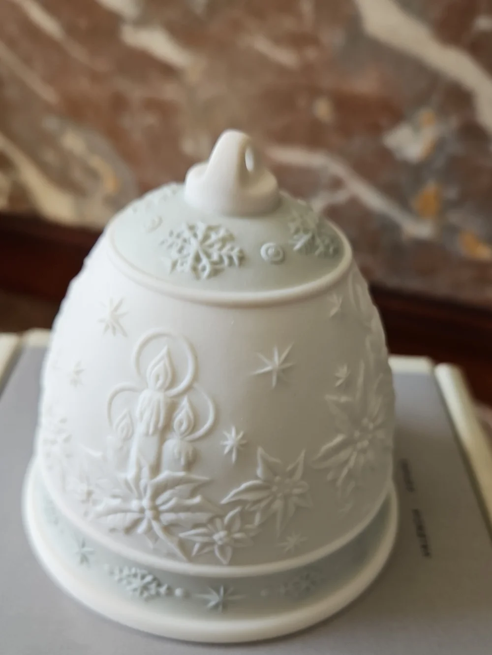 Vintage Lladro 1992 Christmas Bell Ornament